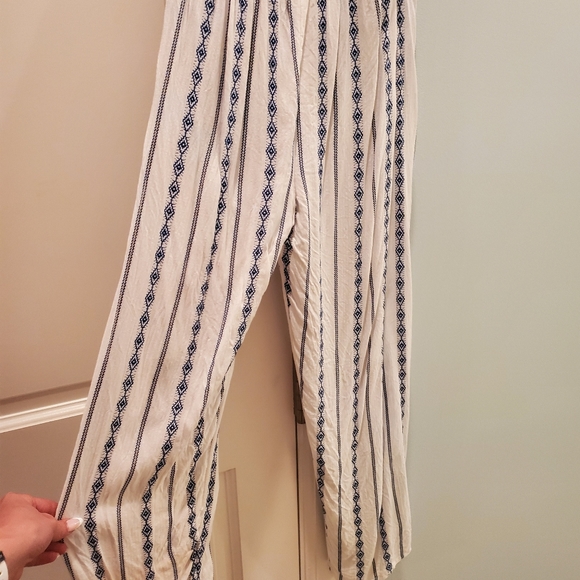 Roxy palazzo pants tie front size small worn 2x - Picture 3 of 3